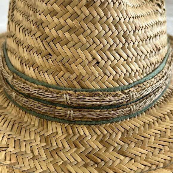 Panama Jack Hat Men’s Large X-Large Color Tan 100% Straw Rush Paja Original - Picture 7 of 12